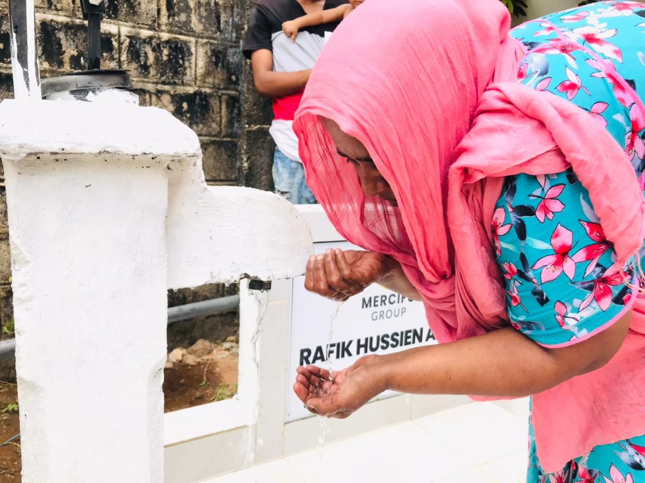 Contribute in a water well